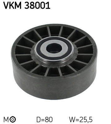 SKF - VKM 38001 - Zatezač, klinasti rebrasti kaiš (Kaišni prenos)